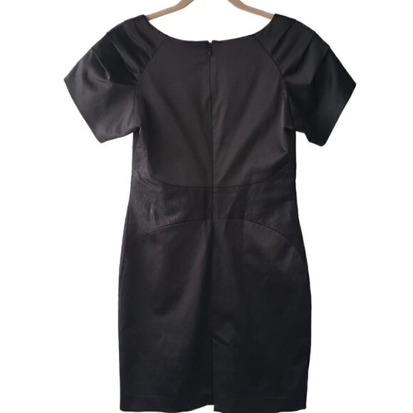 Designers Remix black party cocktail sheath dress sz 2 - Picture 3 of 10